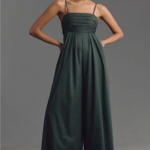 Hutch The Mabel Square-neck Green Jumpsuit